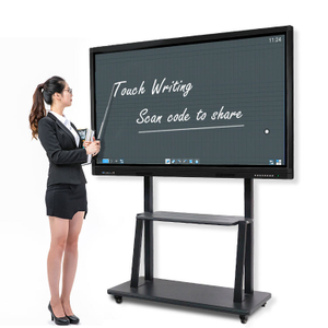 شاشة تعمل باللمس الوسائط المتعددة تعليم مؤتمر الاجتماع الكتابة اليدوية التفاعلية الكل في واحد آلة السبورة الذكية